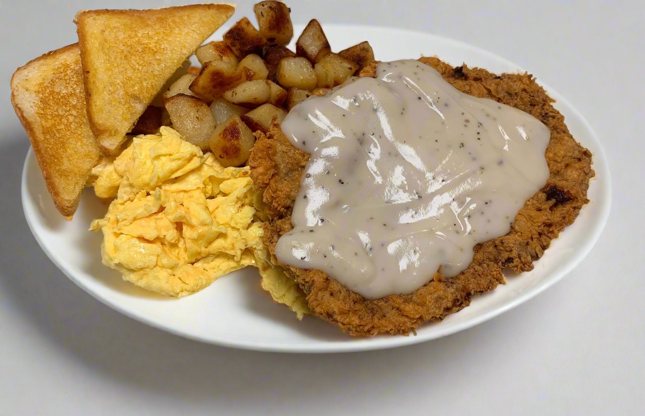 Country Fried Steak & Eggs