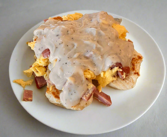 Biscuit and Gravy Loaded